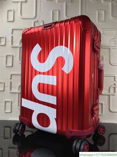 rimowa supreme louis vuitton|rimowa suitcase collaboration.